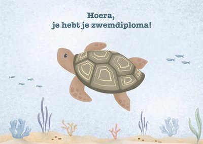 Little Dutch | Geslaagdkaart | Schildpad