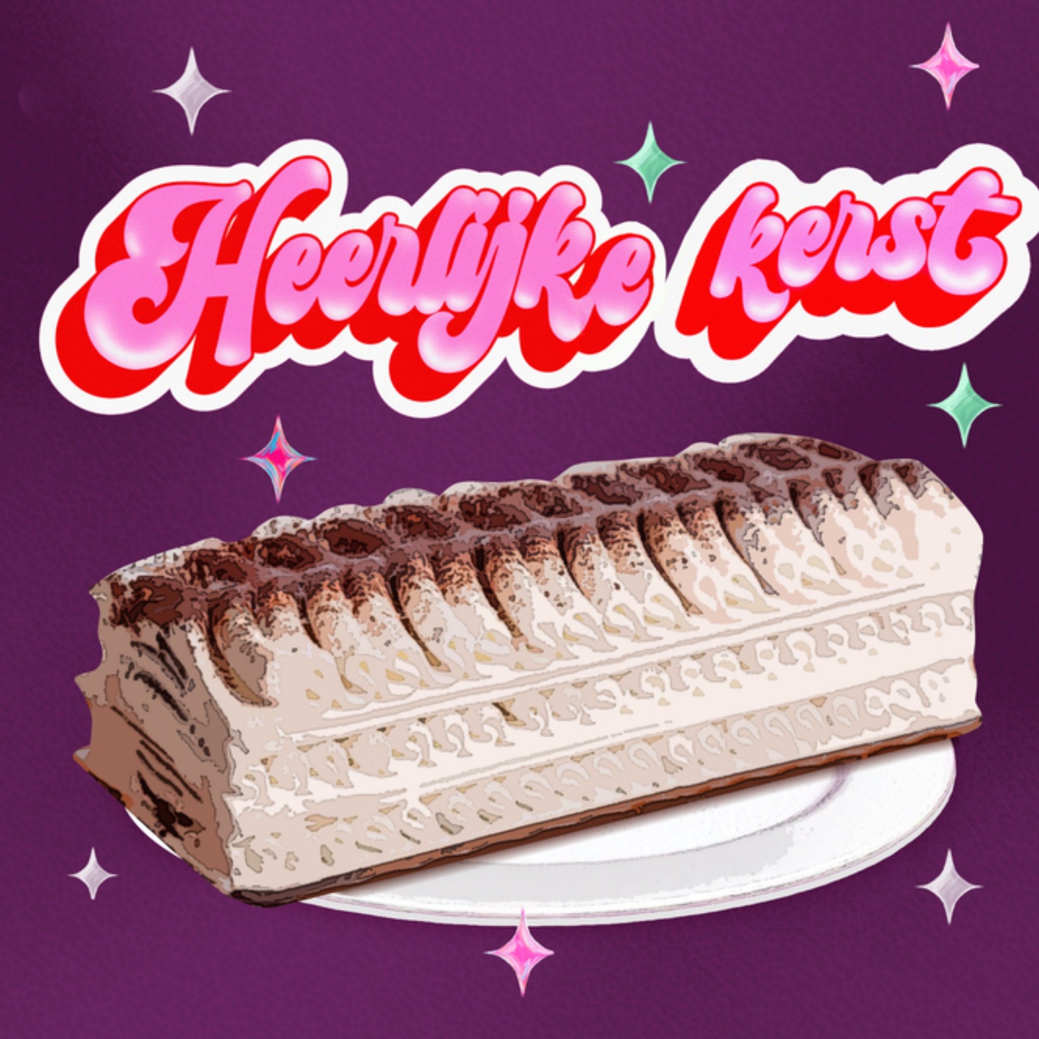 Greetz Kerstkaart Heerlijke Kerst Fred van Leer