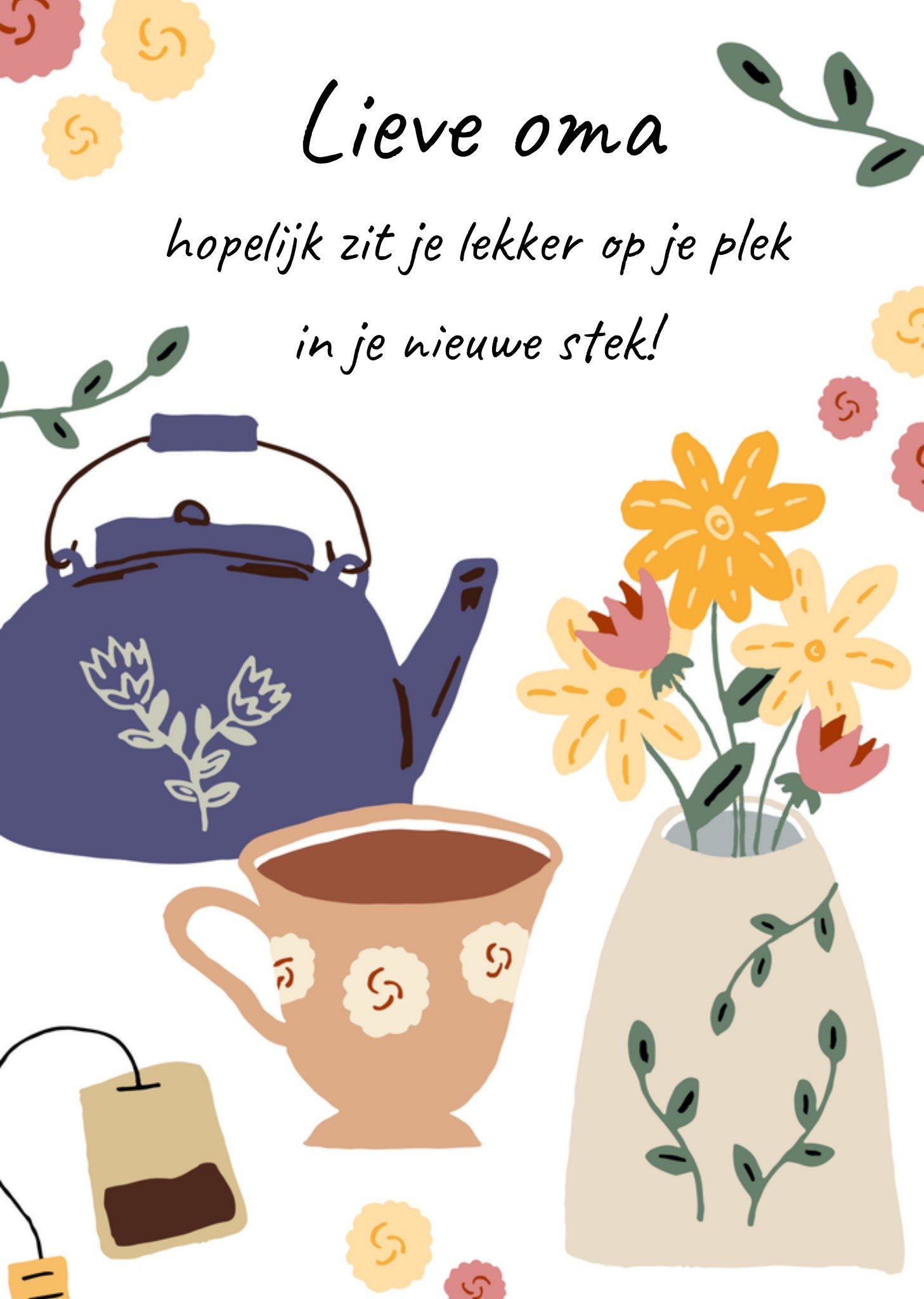 Verhuiskaart Oma Kaart Greetz