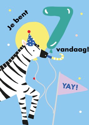 Greetz | Verjaardagskaart | zebra