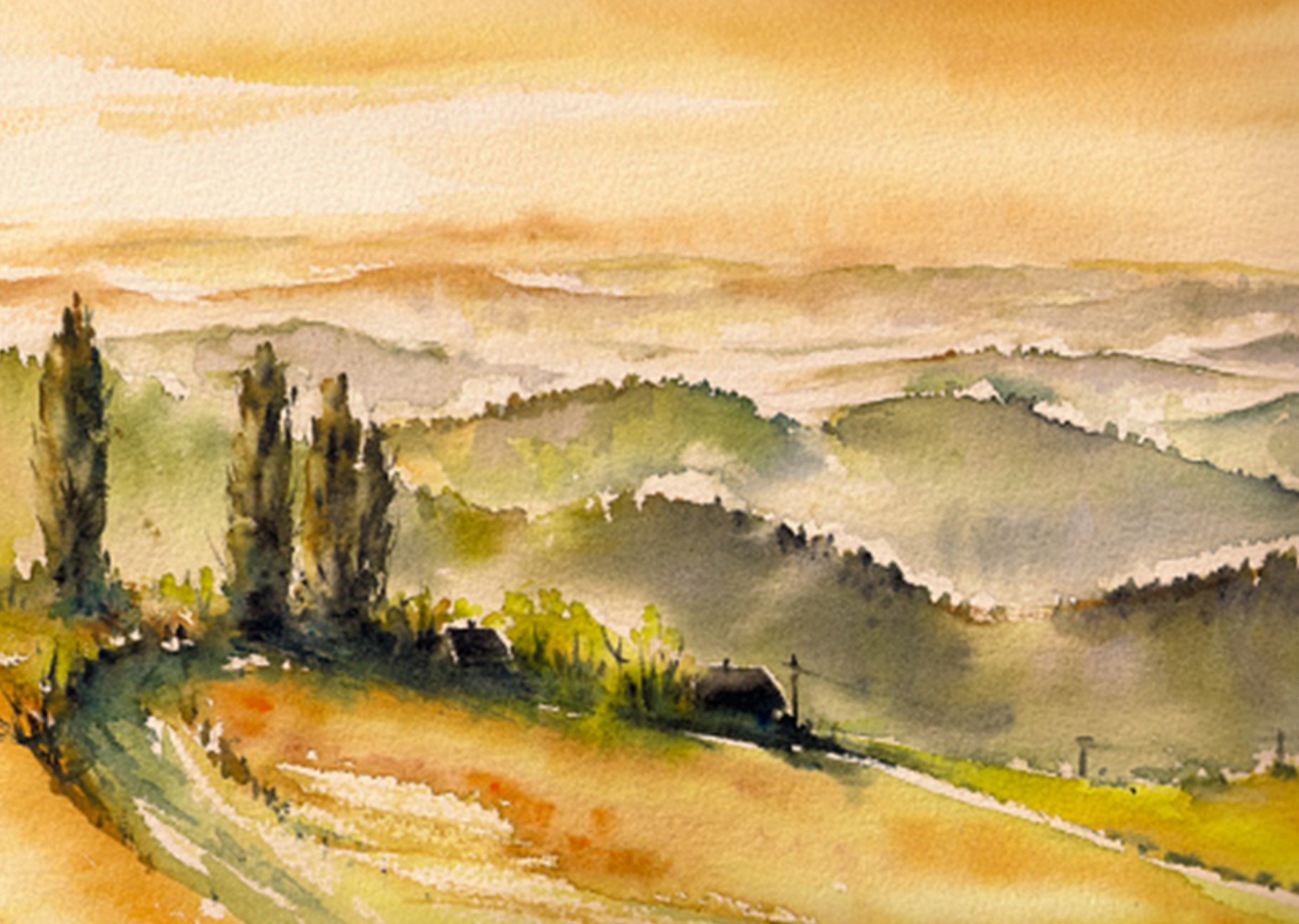 Verjaardagskaart schilderij Greetz