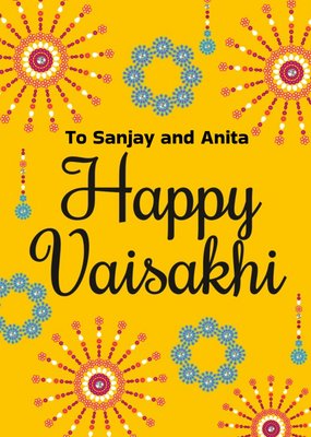 Eastern Print Studio | Vaisakhi kaart | Kleurrijk