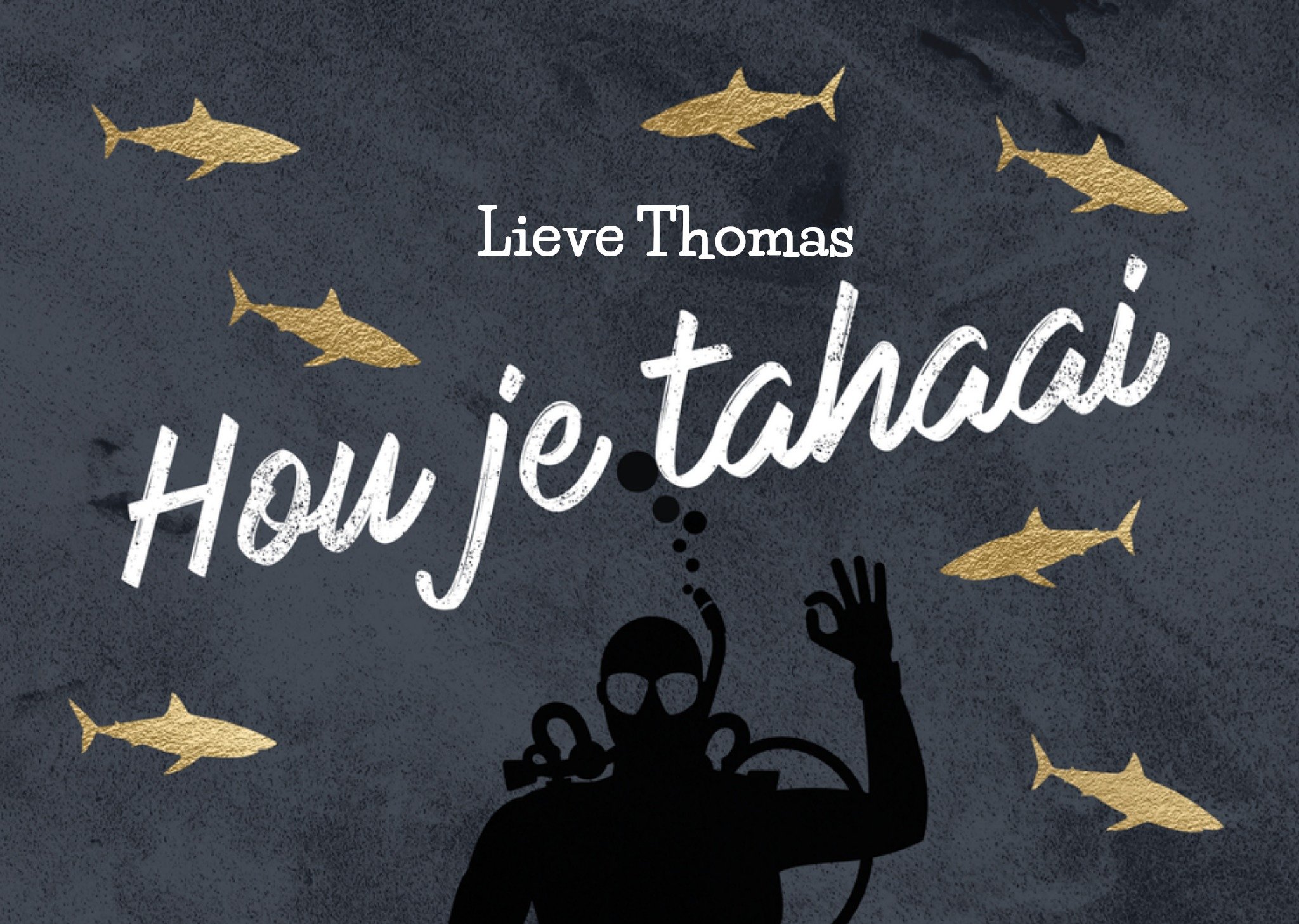 Beterschapskaart Hou je tahaaai Kaart Luckz