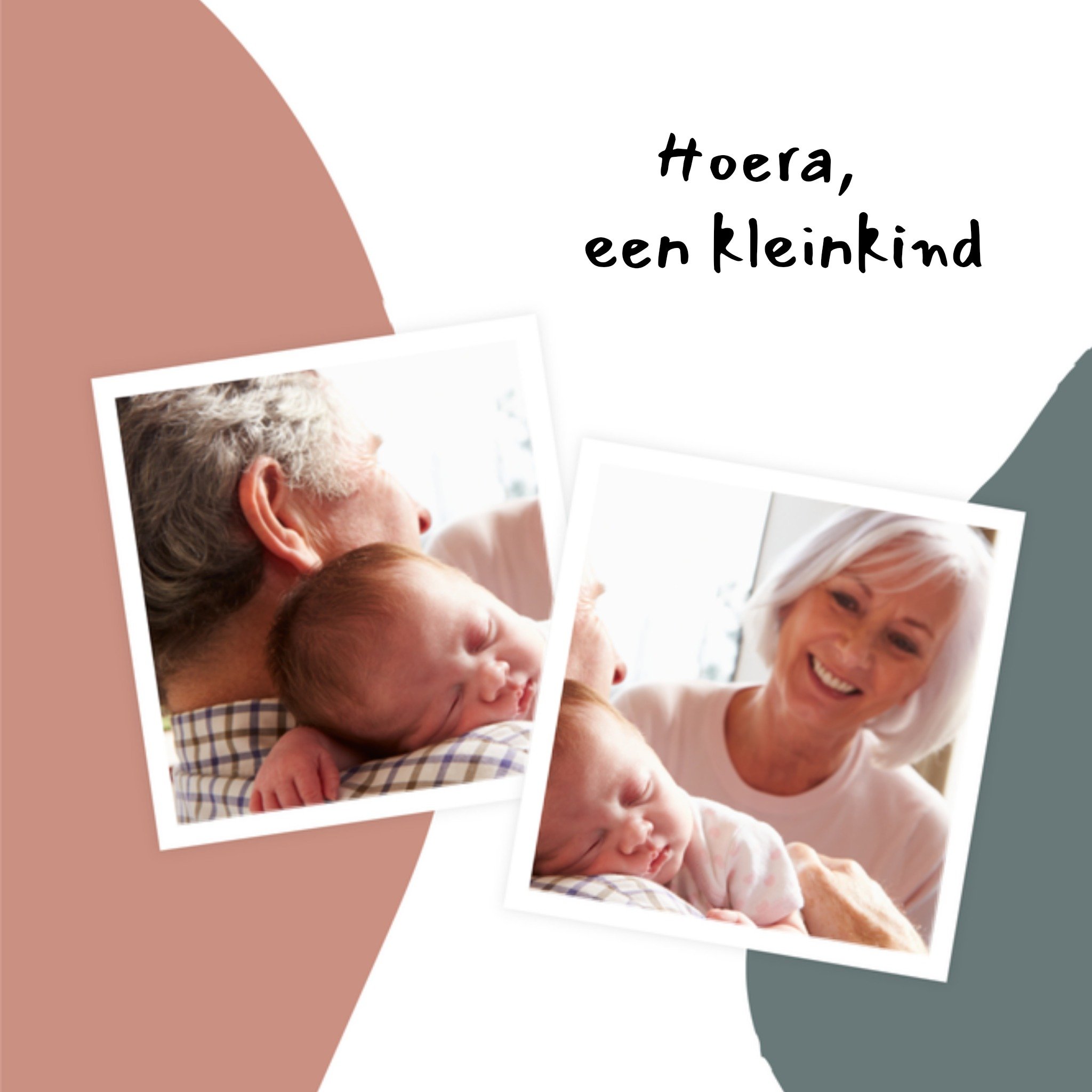 Greetz Geboortekaart Hoera Vierkant