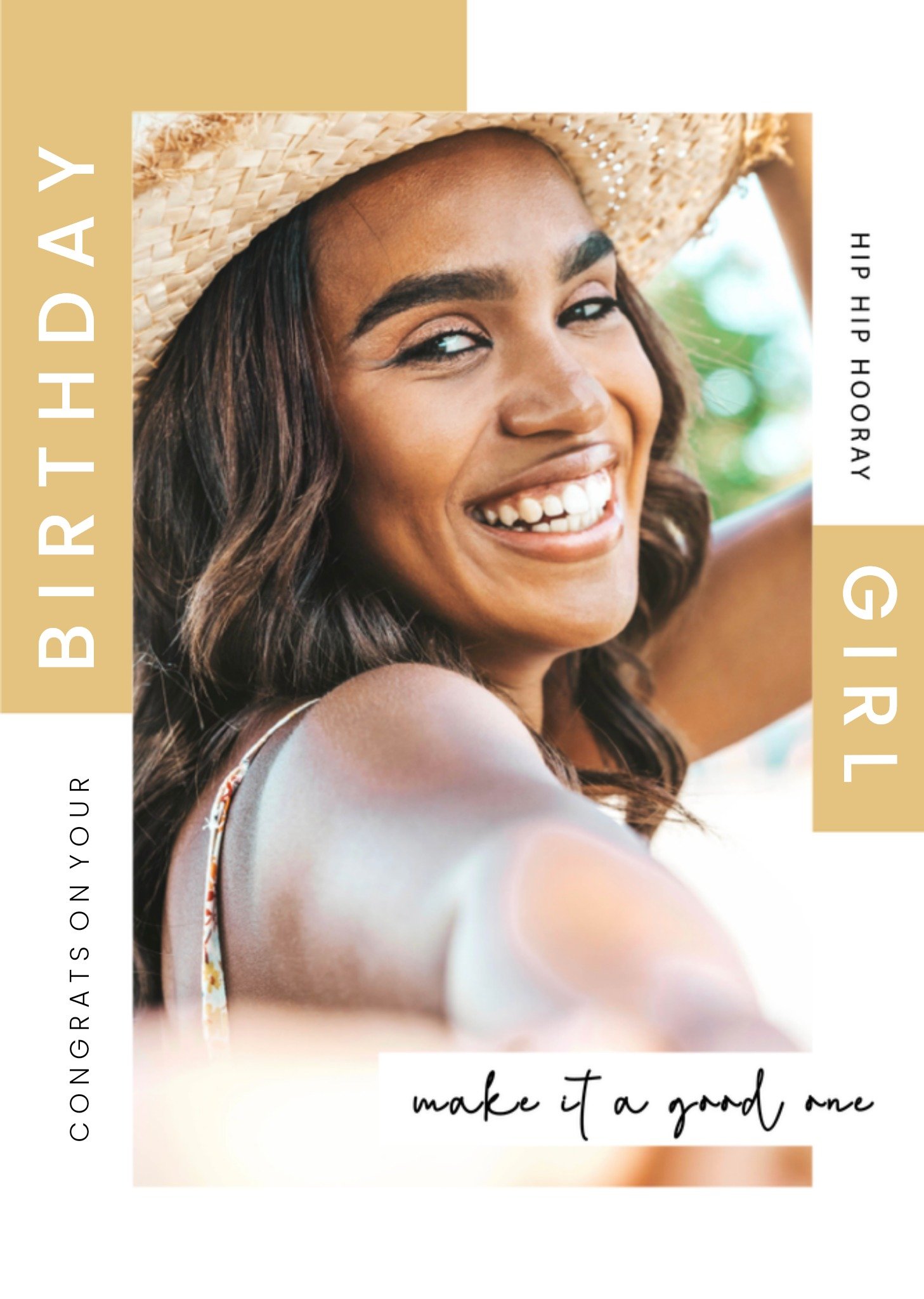 Greetz Verjaardagskaart Met foto Birthday Girl Standard Card