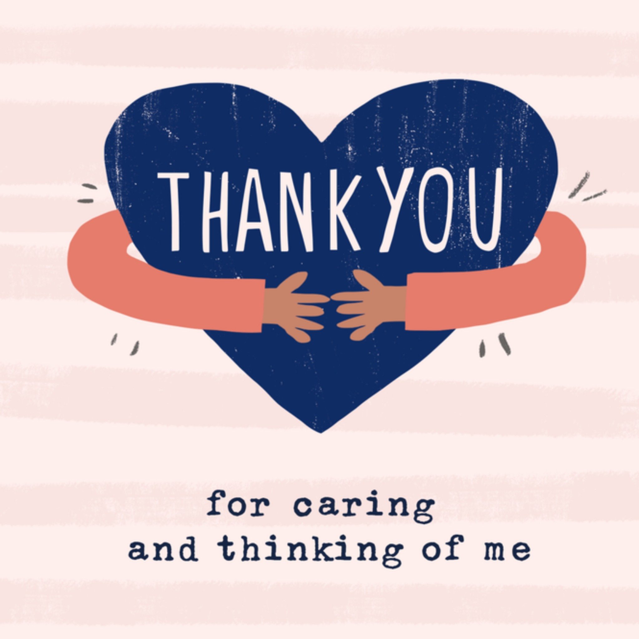 Greetz Kinship Denken aan Thank you Vierkant