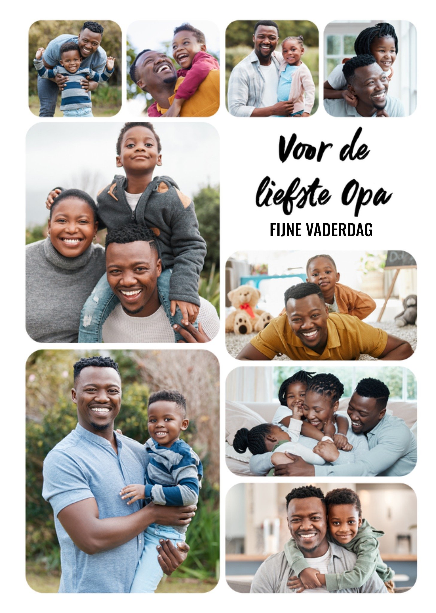 Voor De Liefste Opa Collage Foto Upload Vaderdag Kaart Greetz