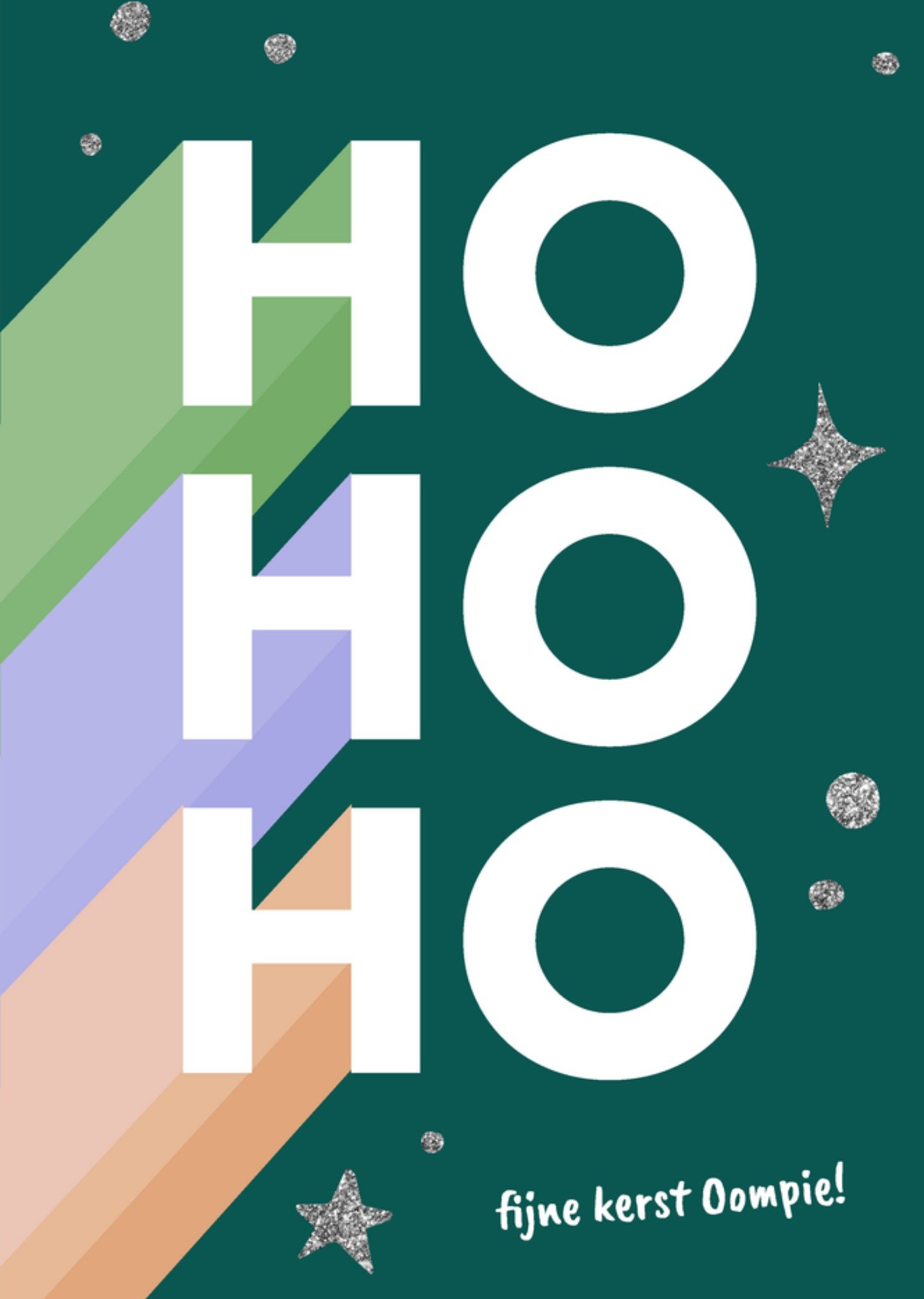 Greetz Kerstkaart Ho Ho Ho Oompie Standard Card
