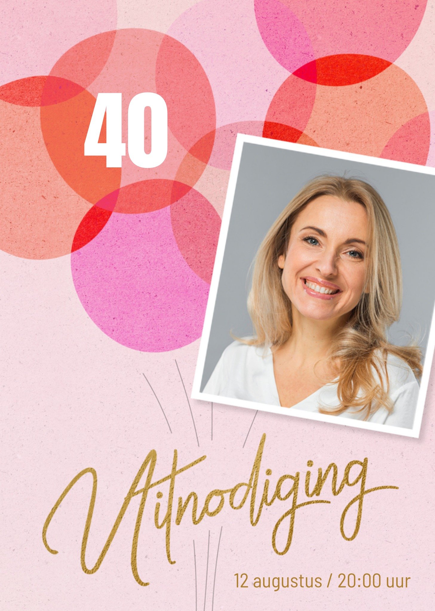 Uitnodiging Verjaardagsfeest Stippen Kaart Luckz