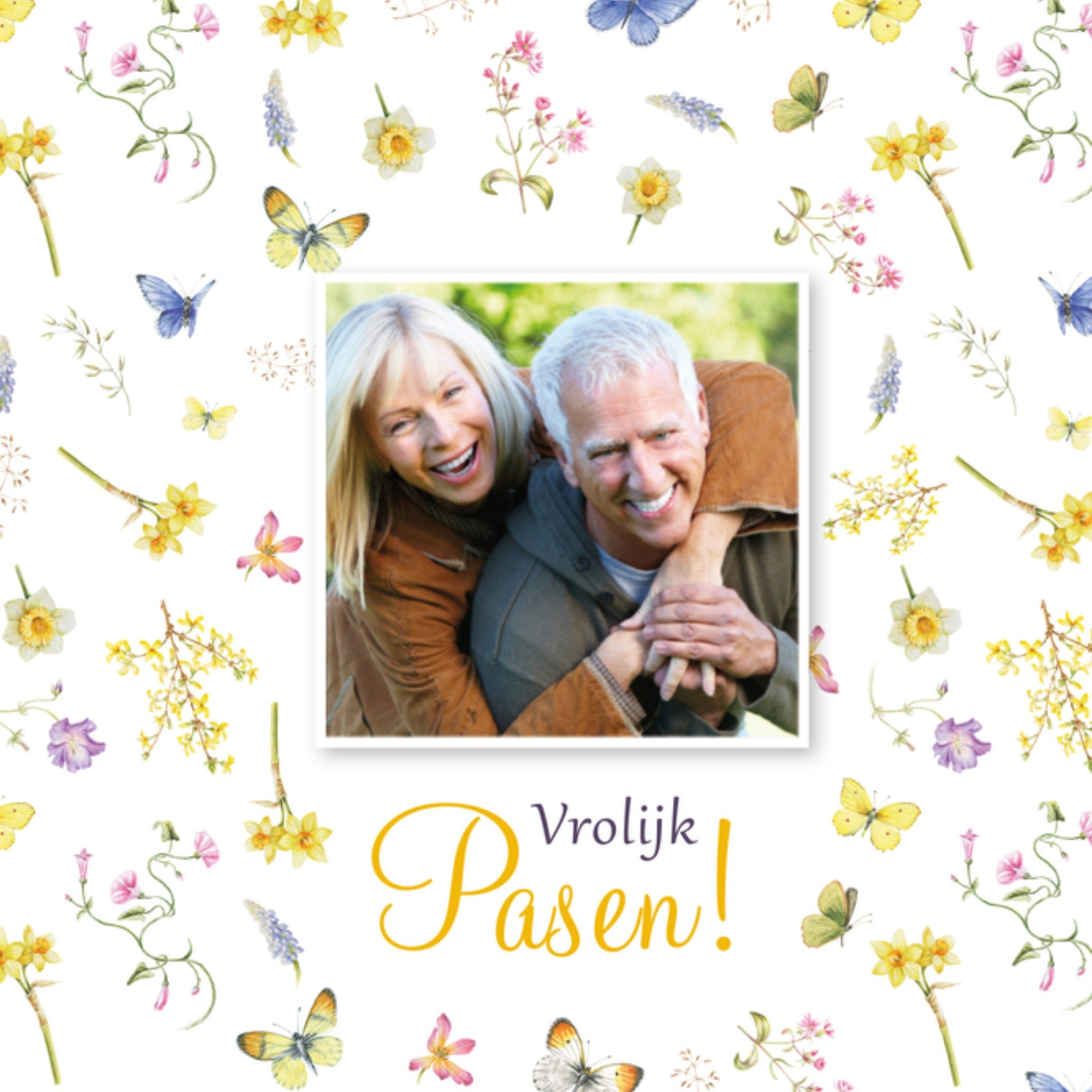 Paaskaart fotokaart Vierkante Kaart Janneke Brinkman