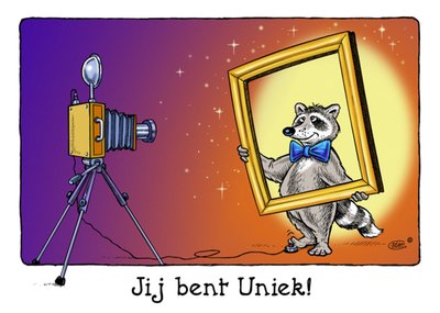 Bengels | Bedanktkaart | Jij bent uniek!