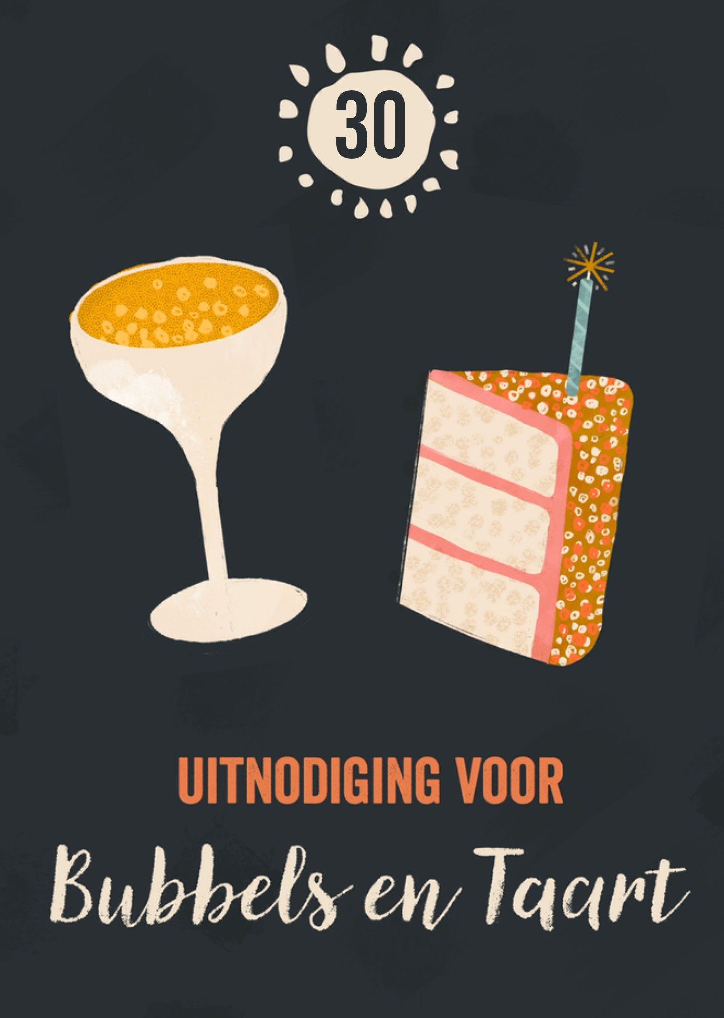 Verjaardagsfeest uitnodiging Vrolijk Kaart Greetz