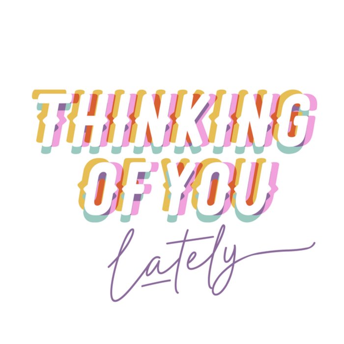 Luckz I Denken aan kaart | Thinking of you lately