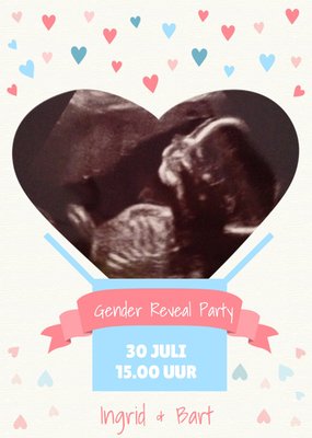 Greetz | Gender Reveal | fotokaart