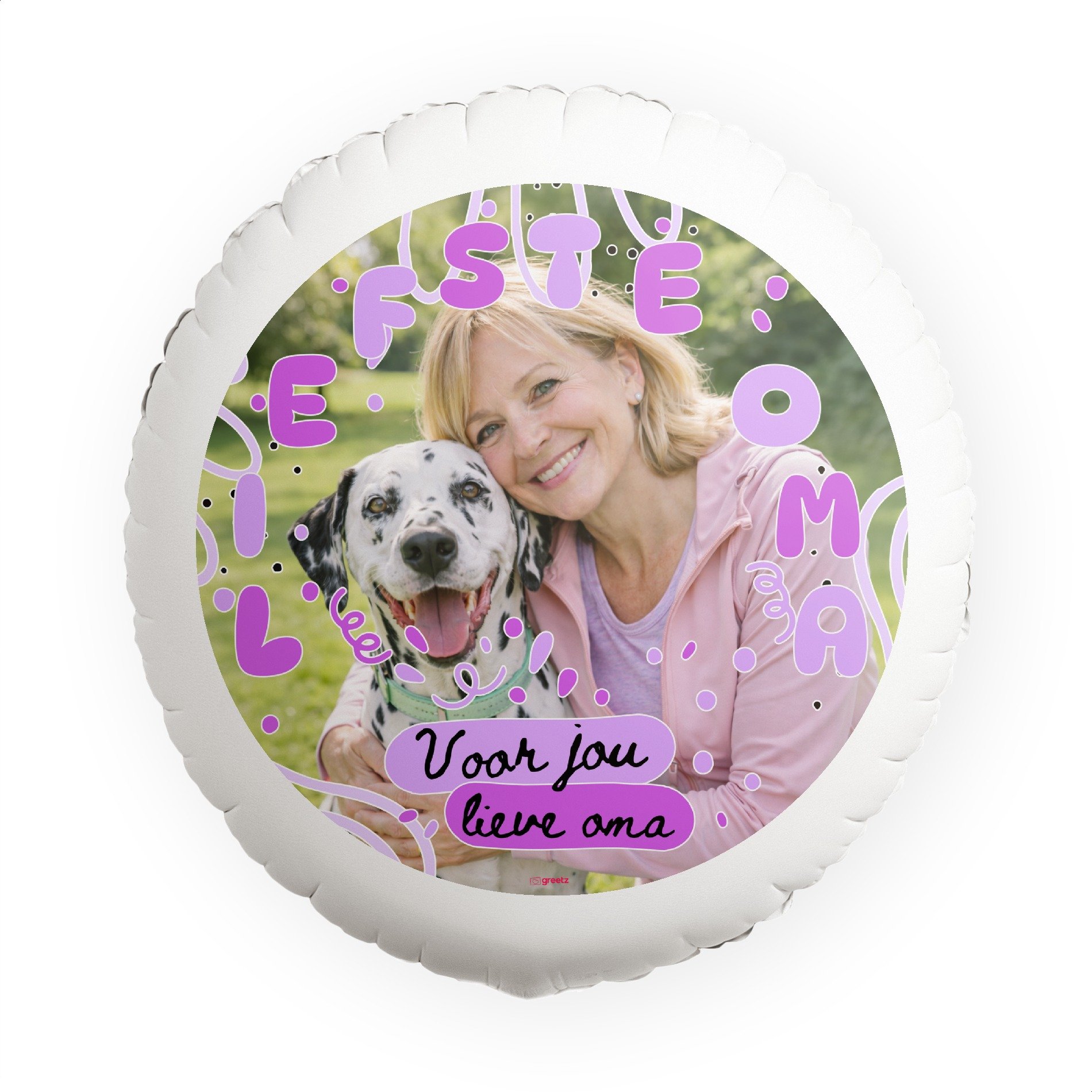 Ballon Liefste oma Met eigen foto Greetz