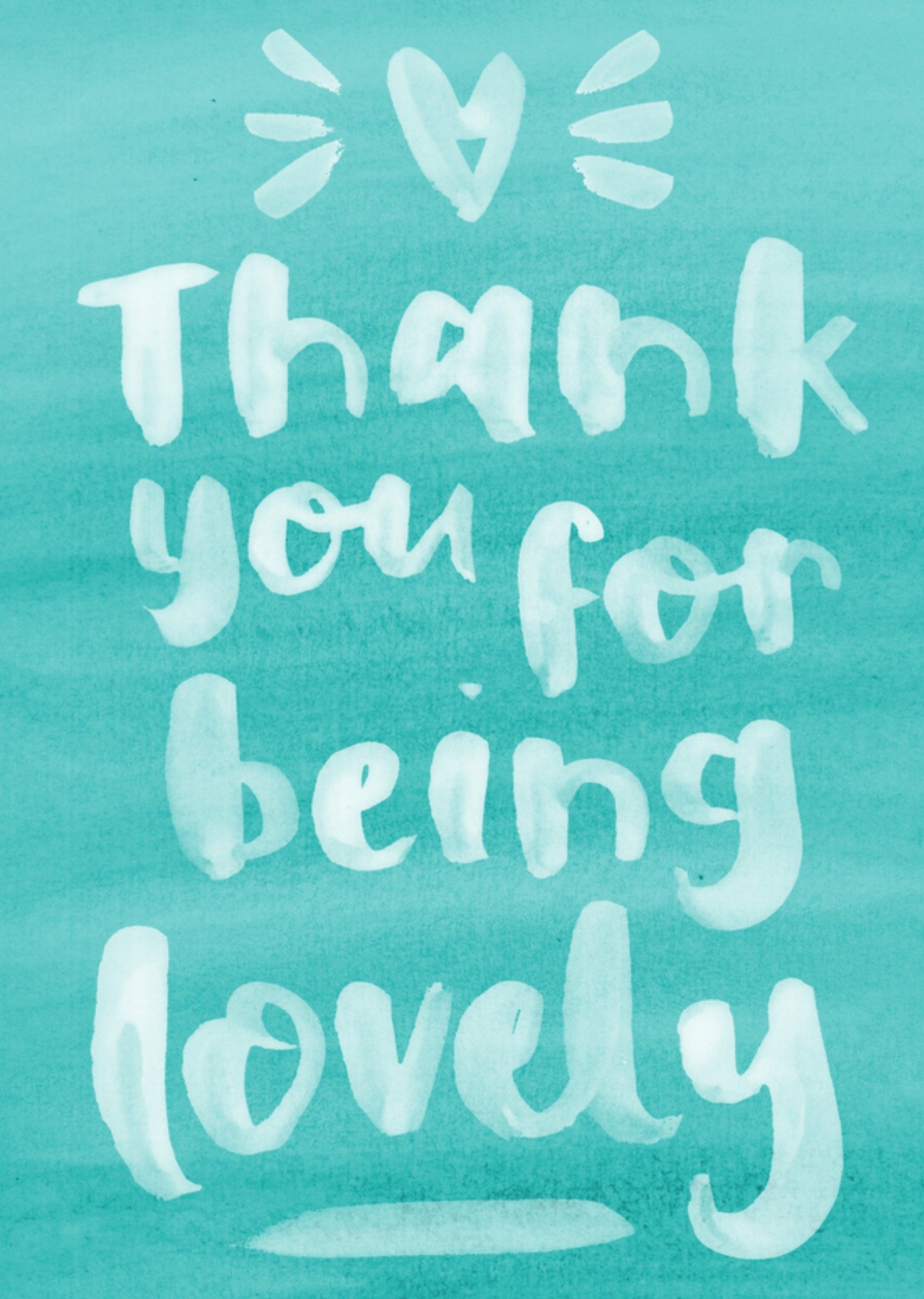 Greetz Bedanktkaart aquarel Standard Card