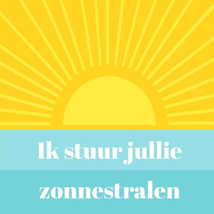 Sterkte kaart | Zon | Geel | Zonnestralen