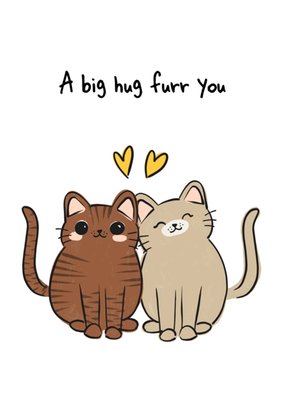 Greetz | Denken aan kaart | a big hug