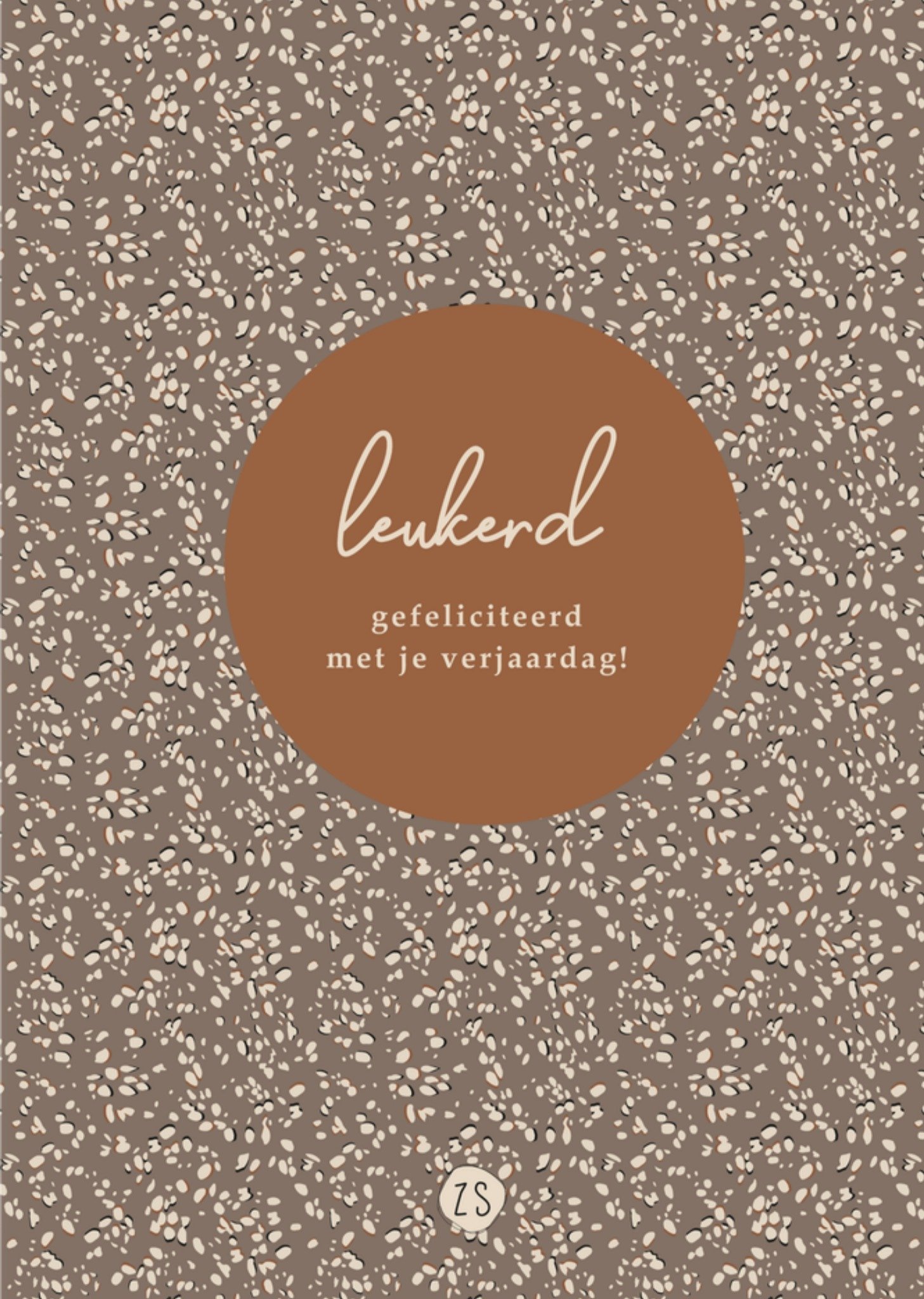 Zusss Verjaardagskaart Leukerd Standard Card