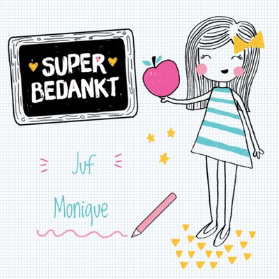 Greetz | Bedanktkaart | met aanpasbare naam