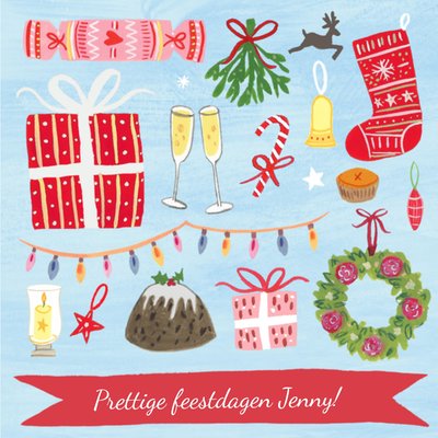Greetz | Kerstkaart | met aanpasbare naam
