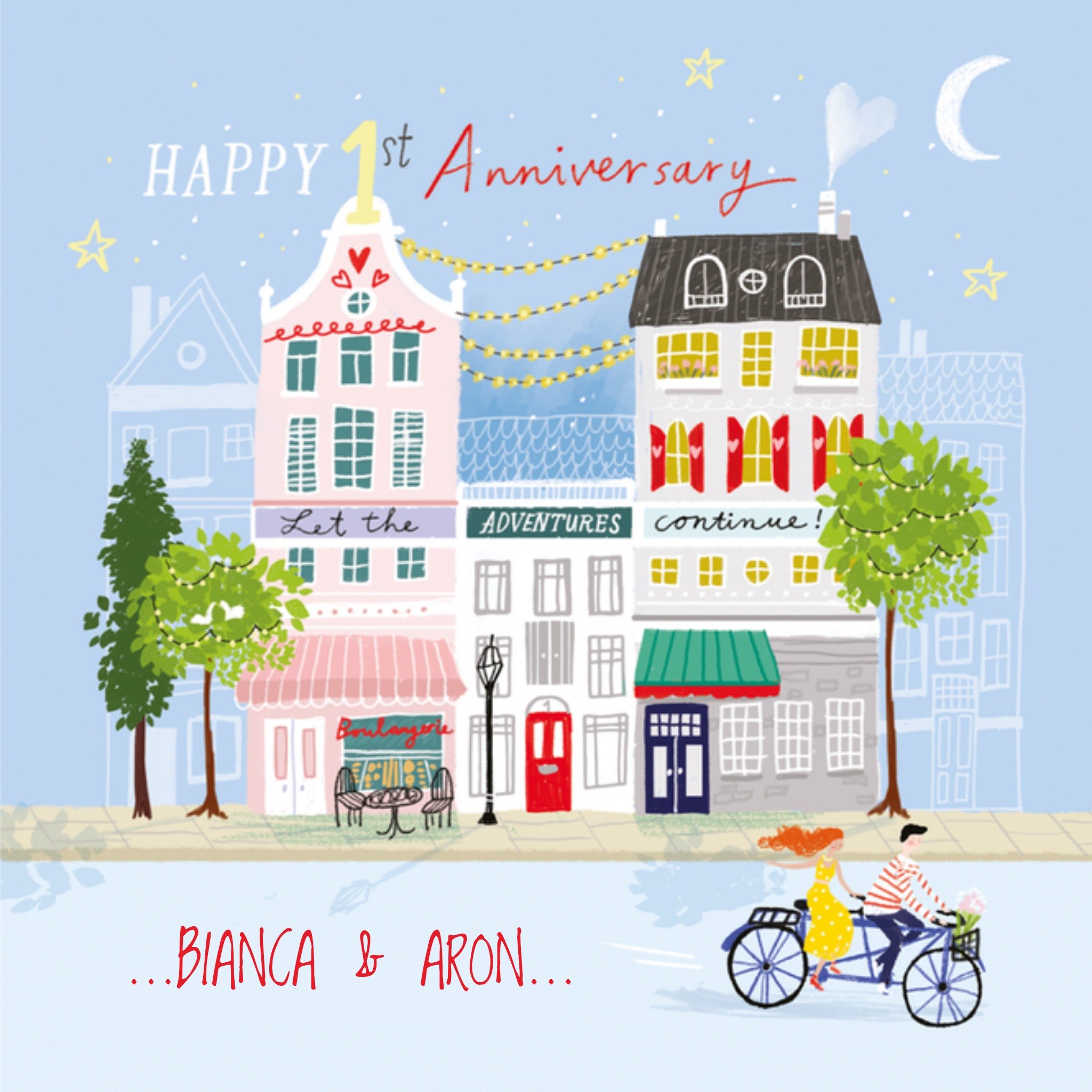 Liefdes jubileum Huis Vierkante Kaart Ling Design