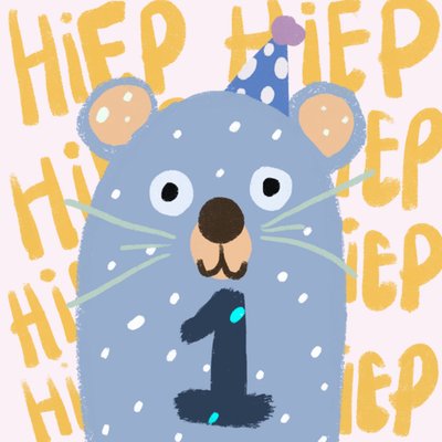 Verjaardagskaart | Greetz | Kind | Illustratie