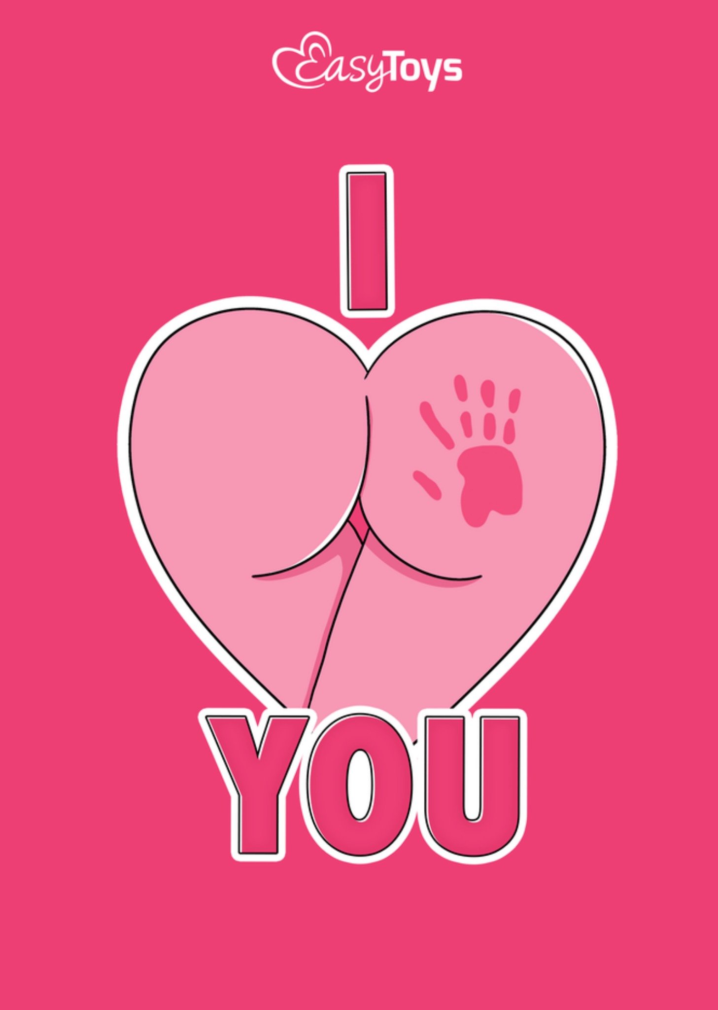 EasyToys Valentijnskaart I love you Kaart Easytoys