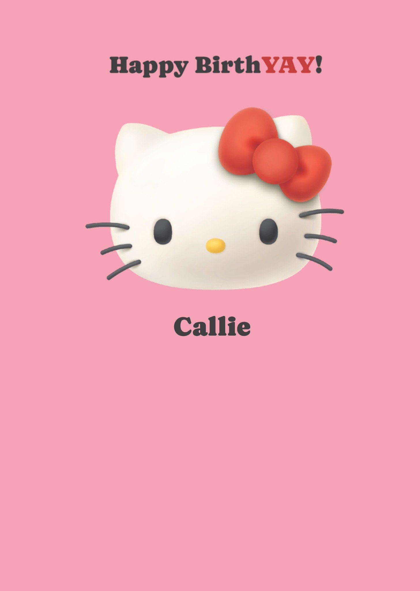 Hello Kitty Verjaardagskaart Happy birthyay Greetz