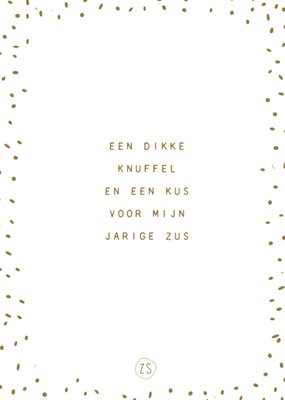 Zusss | Verjaardagskaart | Dikke Knuffel