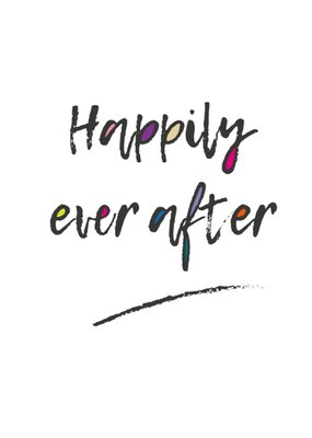 Papagrazi | Huwelijkskaart | happily ever after