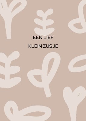 Greetz | Geboortekaart | Een lief klein zusje