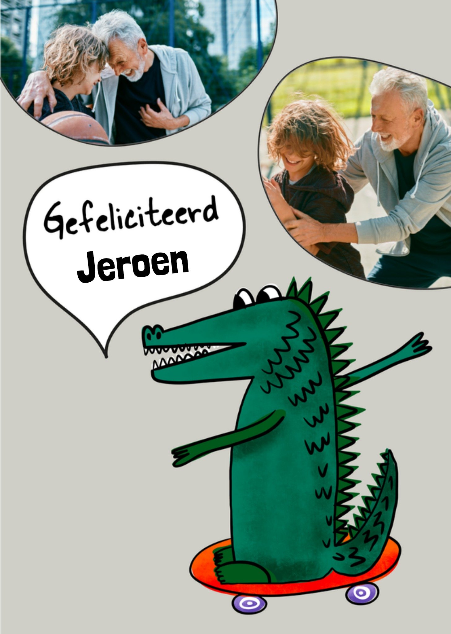 Verjaardagskaart Krokodil Kaart Greetz