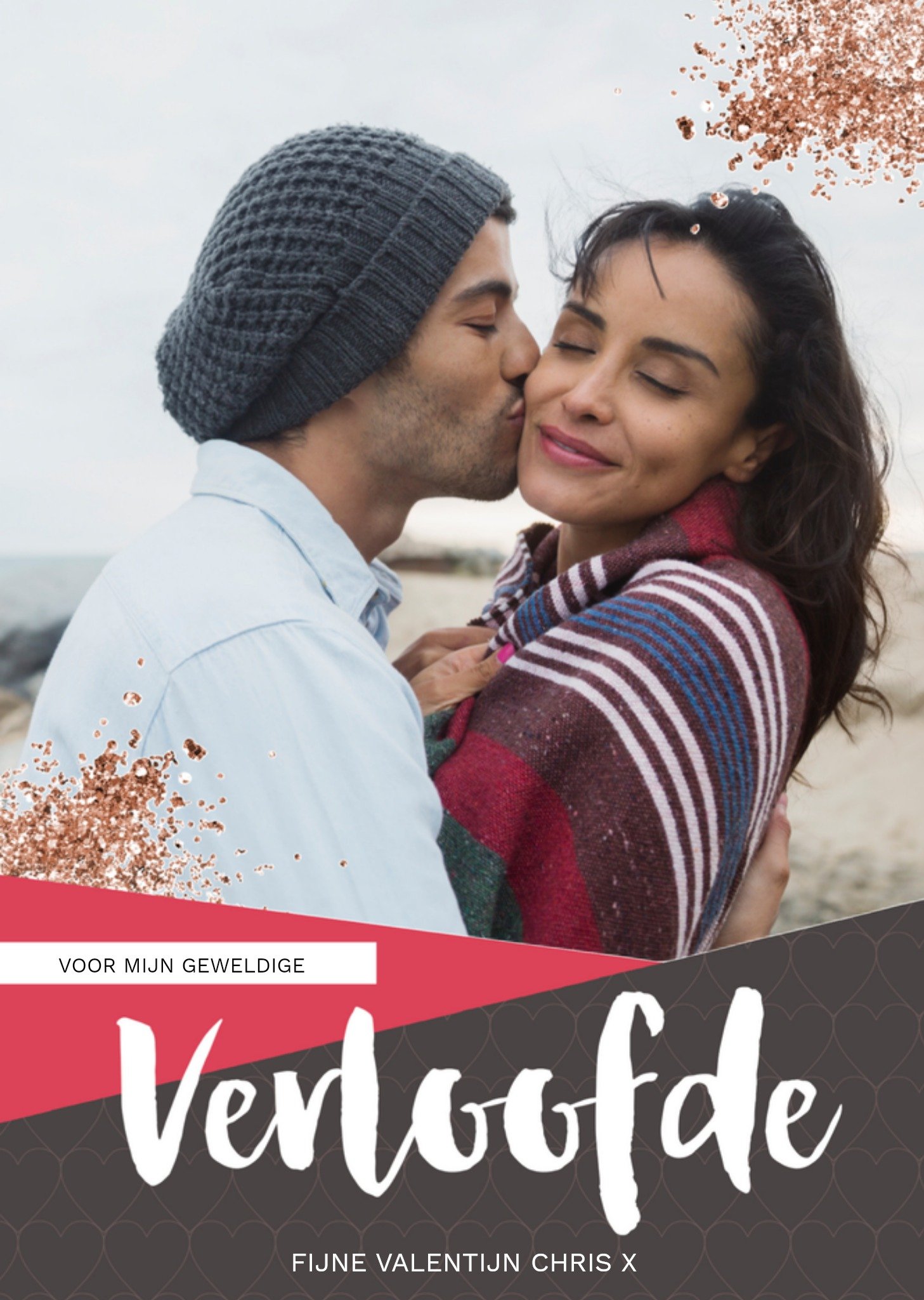 Valentijnskaart fotokaart verloofde Greetz