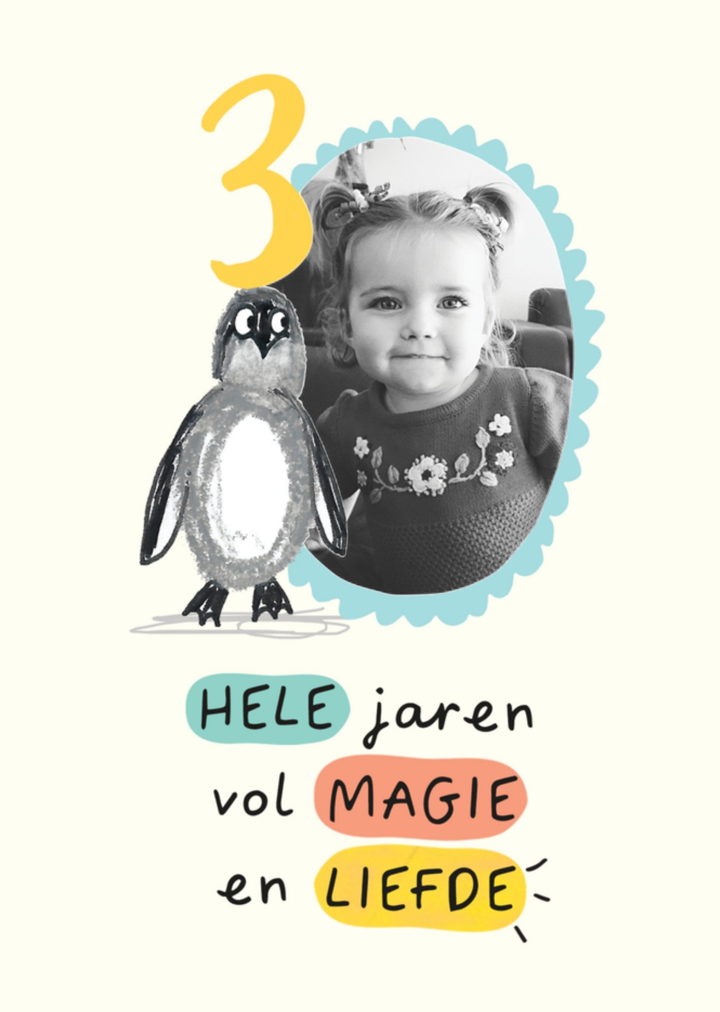 Verjaardagskaart fotokaart Kaart Pigment