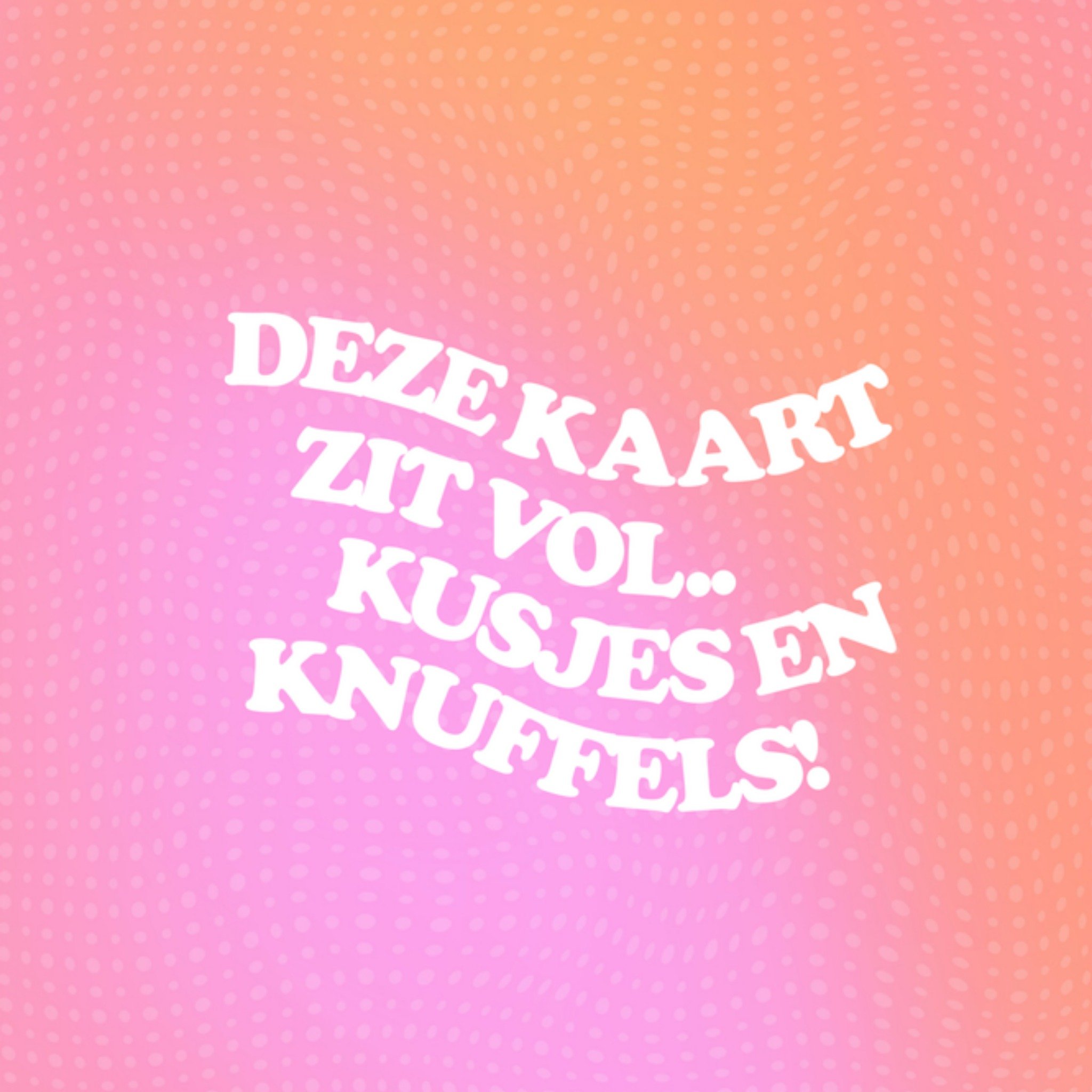 Greetz Zomaarkaart kleurrijk Vierkant