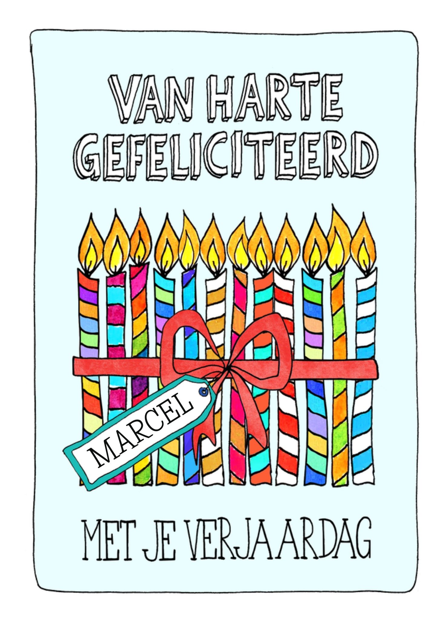 Sandysign Verjaardagskaart Van harte gefeliciteerd Kaart Greetz