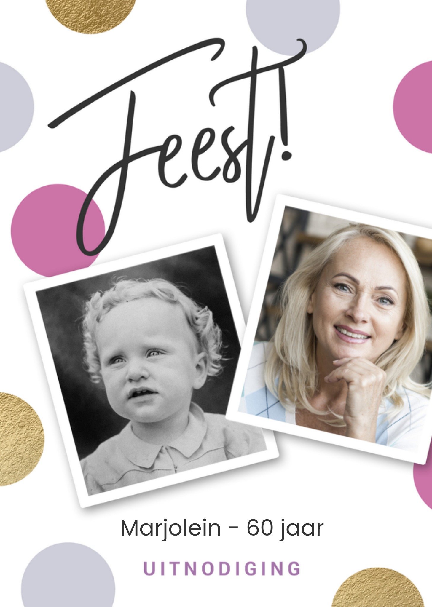 Luckz Uitnodiging Verjaardagsfeest Feest! Standard Card