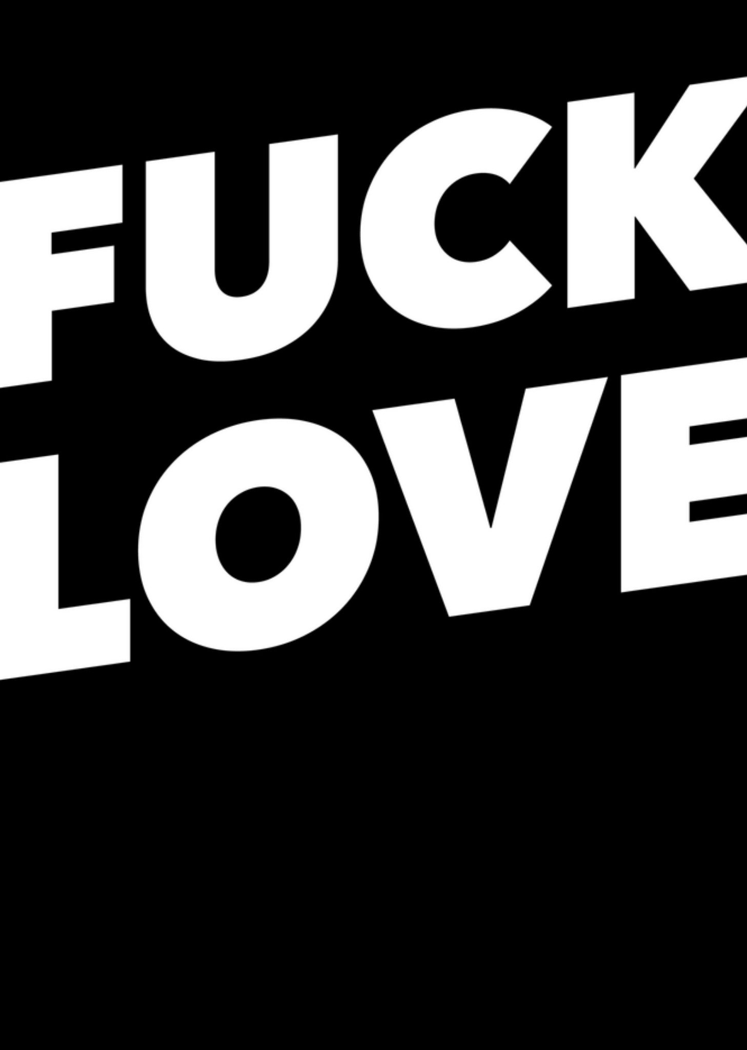 Valentijnskaart Fuck love Greetz