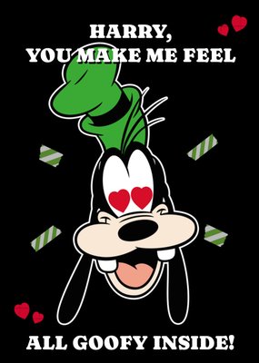 Disney Goofy You Make Me Feel All Goofy Inside Valentijn Kaart