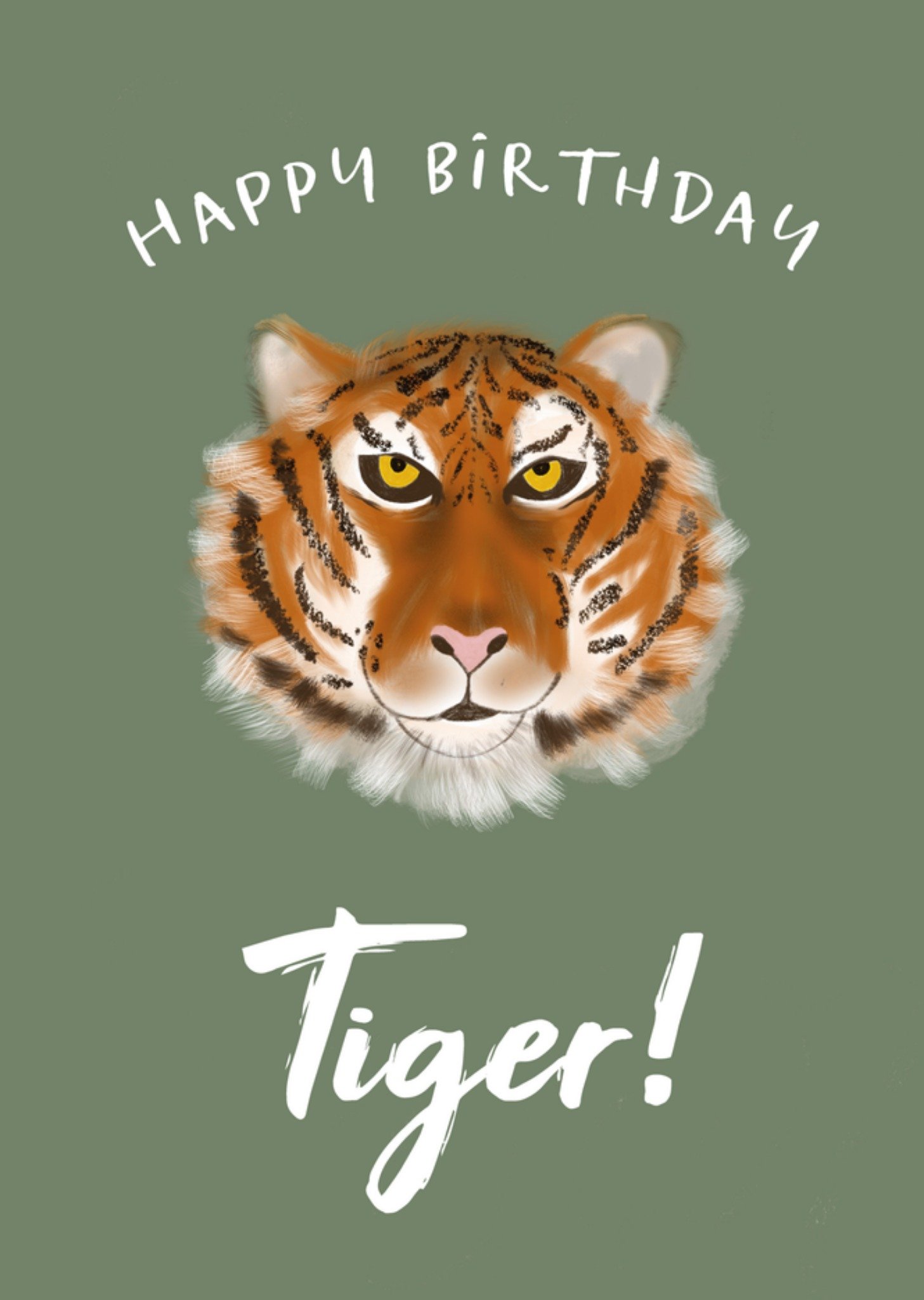 verjaardagskaart Tijger Kaart Tsjip