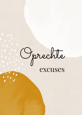 Greetz | Sorry kaart | oprechte excuses