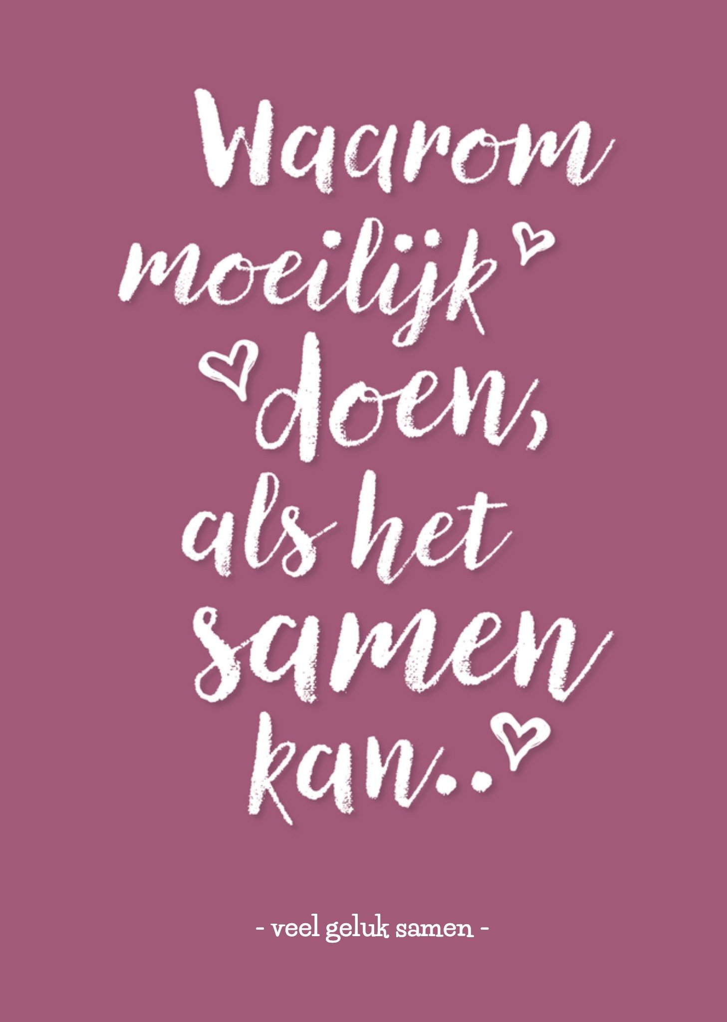 Nieuwe woning Samenwonen Greetz