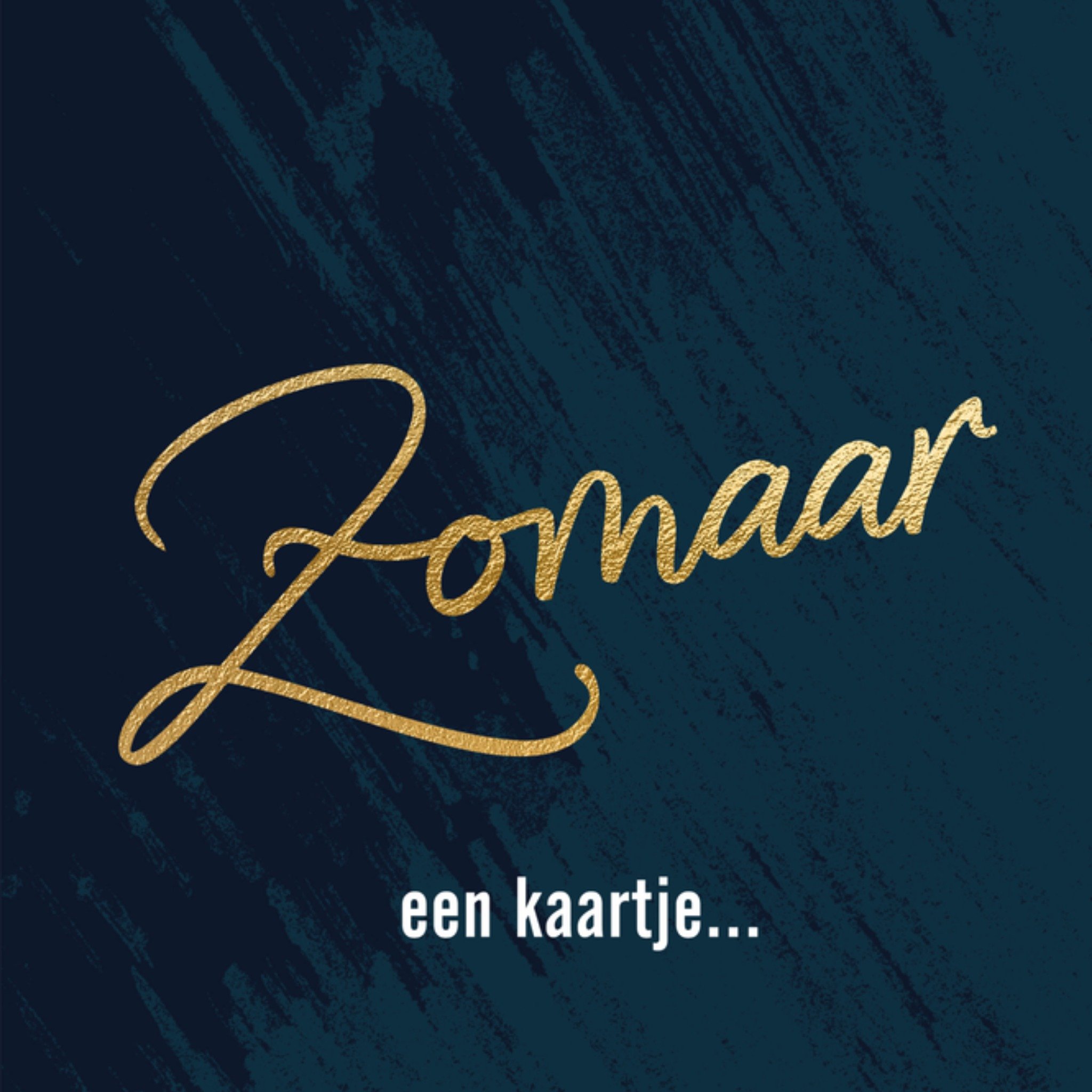 Zomaar kaart zomaar een kaartje Vierkante Kaart Luckz