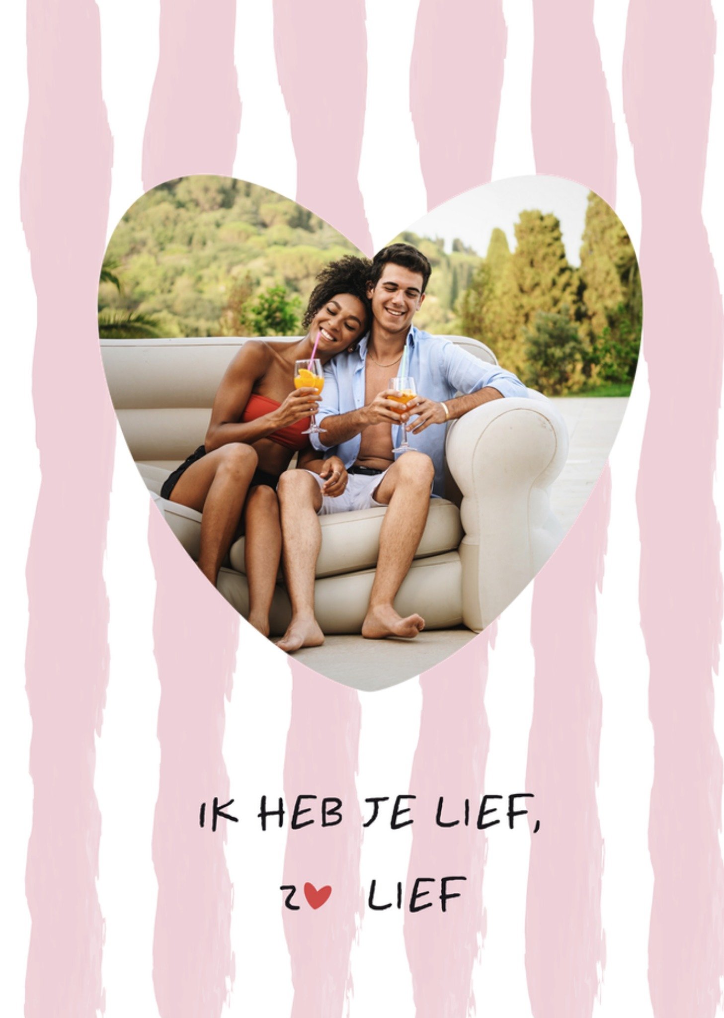 Valentijnskaart ik heb je lief zo lief Kaart Tsjip