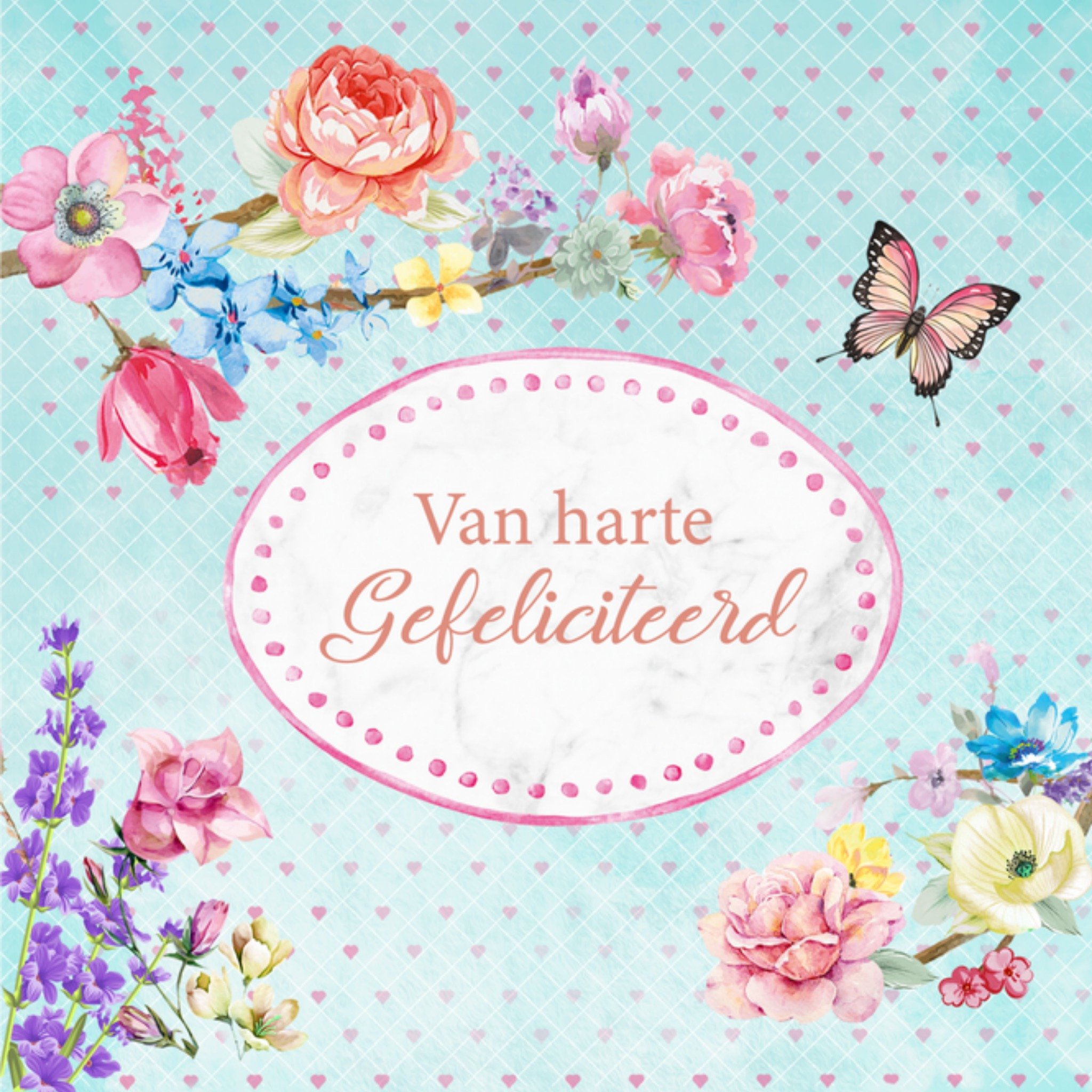 Verjaardagskaart Pastel Vierkante Kaart Endless Mae