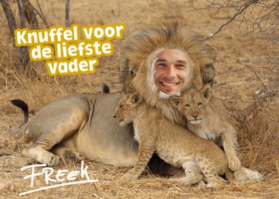 Freek Vonk | Vaderdagkaart | Leeuw | Met fotos