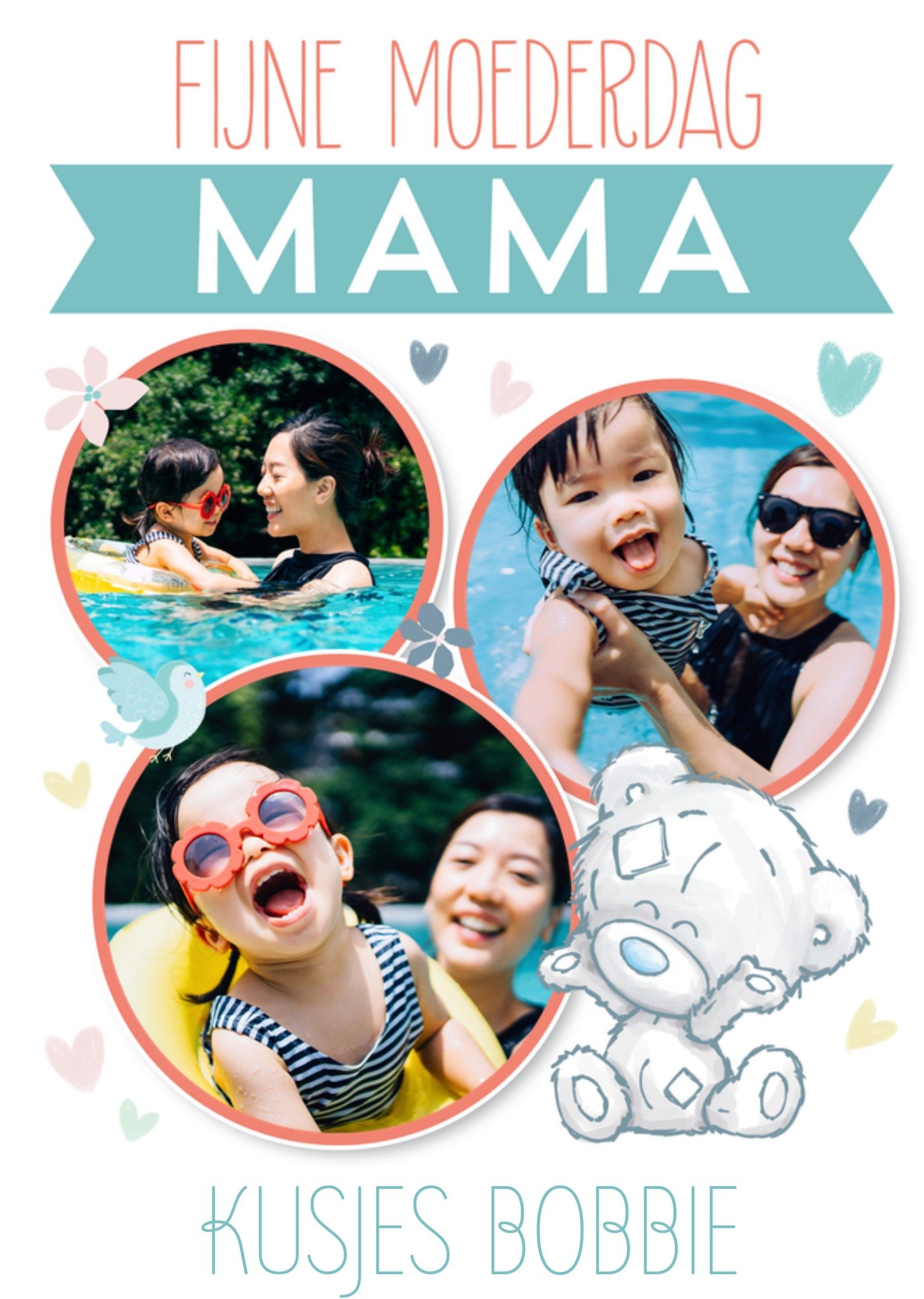 Moederdagkaart Tiny Tatty Teddy Kaart Me to You