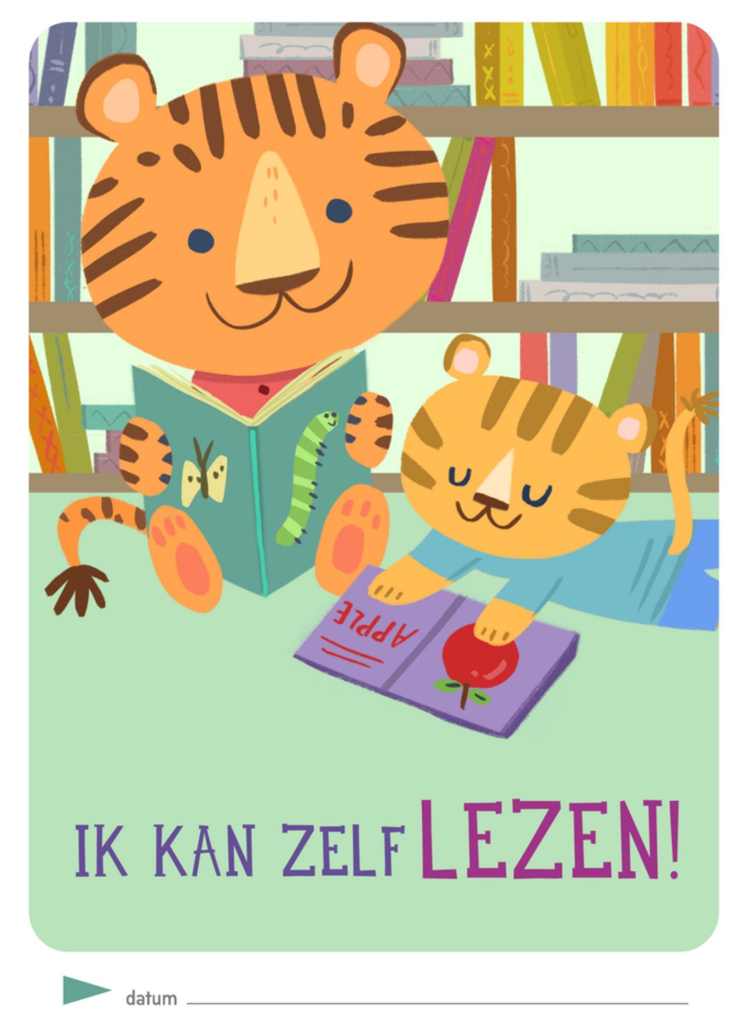 Mijlpaal kaart Ik kan lezen Kaart Milestone