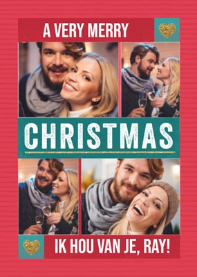 Studio Sundae | Kerstkaart | fotokaart | met naam